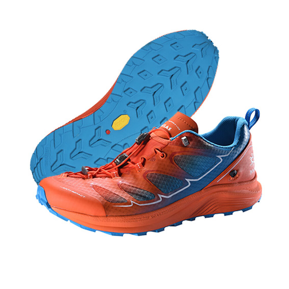 Vibram Sole Kailas Fuga Pro Mountain Mens Running Shoes Orange/Blue Australia (OXK167923)